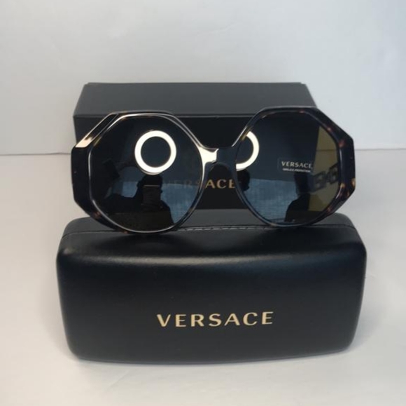 ? - Authentic New VERSACE VE4395 108/73 havana Sunglasses main image 8